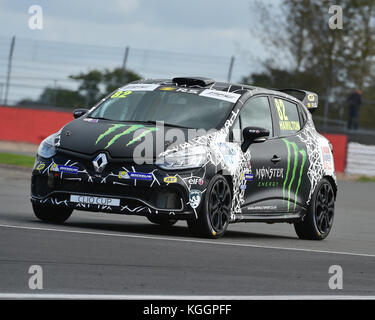 Nic Hamilton, Renault Clio Sport 220 Trophy, Renault Clio Cup, BTCC GROSSBRITANNIEN Silverstone, Sonntag, 17 September, 2017, Autosport, British Touring Car Champion Stockfoto