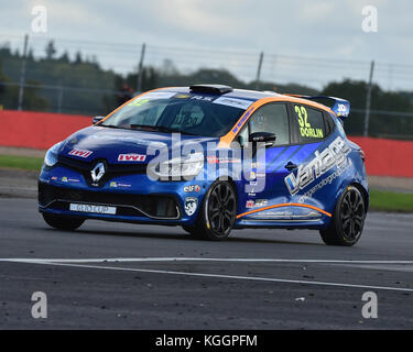 James Dorlin, Renault Clio Sport 220 Trophy, Renault Clio Cup, BTCC GROSSBRITANNIEN Silverstone, Sonntag, 17 September, 2017, Autosport, British Touring Car Champion Stockfoto