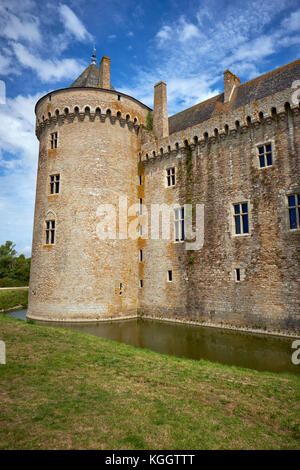 Chateau de Suscinio in Pénestin Morbihan Bretagne Frankreich. Stockfoto