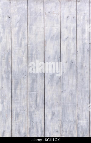 Nahtlose Hintergrund Textur des Alten weiß lackierten Holz- Verkleidung Boards an der Wand Stockfoto