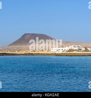 Caleta de Sebo in Insel La Graciosa, Kanarische Inseln, Spanien Stockfoto