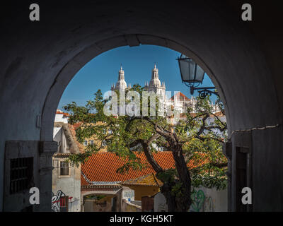 Das Kloster von Sao Vicente de Fora, Lissabon, Portugal Stockfoto