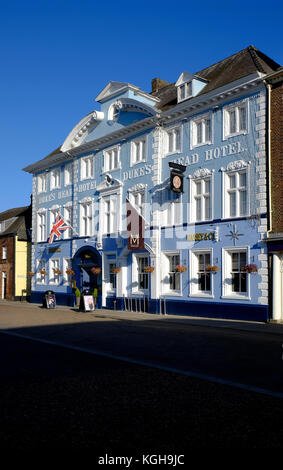 Dukes Head Hotel, Dienstag, Marktplatz, King's Lynn, Norfolk, England Stockfoto