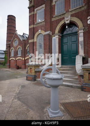 Außenansichten der eastney beam Engine House Gehäuse Boulton und Watt Motoren verwendet wird Abwasser aus der Portsmouth ins Meer jetzt Pumpe ein Musem Stockfoto