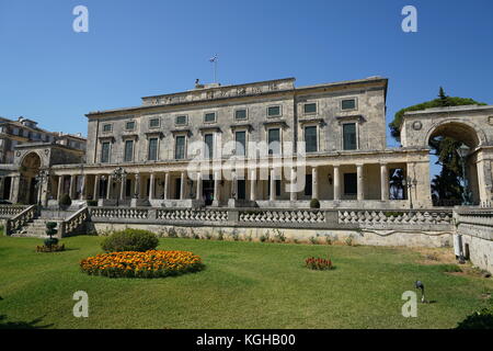 Korfu, Griechenland: Museum für Asiatische Kunst in Korfu, Korfu, Griechenland Stockfoto