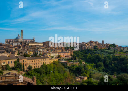 La bella Siena Stockfoto