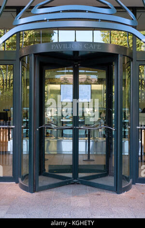 Der Pavillon Cafe an der Nationalgalerie Sculpture Garden in Washington, DC, Vereinigte Staaten von Amerika, USA Stockfoto