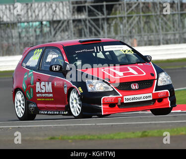 Alexander Owen, Honda Civic Type R, CTCRC, Pre-93 Tourenwagen, Vor 2003 Tourenwagen, Pre-2005 Produktion Tourenwagen, 4 Zwei Cup, BARC nationaler Champion Stockfoto