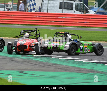 Ooops, Christopher Rayment, Ben Winrow, Caterham 7 Mega, Caterham 7, Caterham Absolventen Meisterschaft, Classic, Mega, Sigma, BARC nationale Meisterschaft Stockfoto