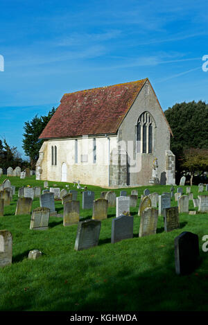 St Wilfrid's Kapelle, Kirche Norton, West Sussex, England, Großbritannien Stockfoto