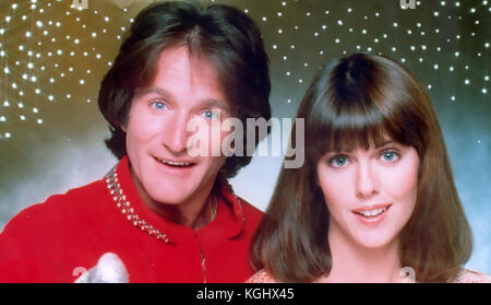 Mork & MINDY American ABC TV-Serie 1978-82 mit Pam Dawber und Robin Williams Stockfoto