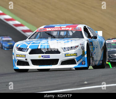 Thomas Ferrando, Ford Mustang, NASCAR Whelen Euro Serie, Elite 1 Klasse, Amerikanische Speedfest V, Brands Hatch, Juni 2017, Automobile, Autosport, Autos, Stockfoto