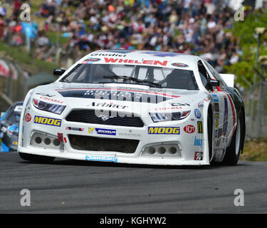Claudio Giudice, Ford Mustang, NASCAR Whelen Euro Serie, Elite 1 Klasse, Amerikanische Speedfest V, Brands Hatch, Juni 2017, Automobile, Autosport, Autos, Stockfoto