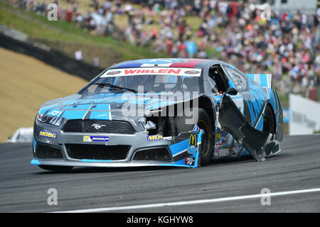 Wilfried Boucenna, Ford Mustang, NASCAR Whelen Euro Serie, Elite 1 Klasse, Amerikanische Speedfest V, Brands Hatch, Juni 2017, Automobile, Autosport, Ca Stockfoto