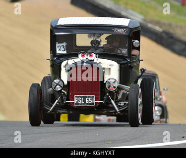 Nationale Street Rod Association, NSRA, Amerikanische SpeedFest V, Brands Hatch, Juni 2017, Automobile, Autosport, Autos, Rundstrecke, England, unterhalten Stockfoto