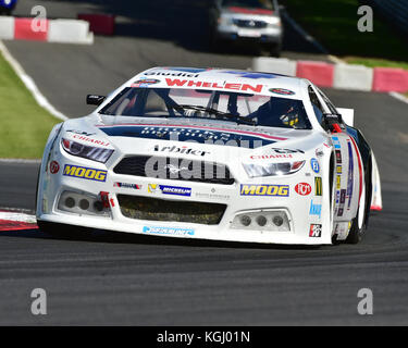 Andrea Perlini, Ford Mustang, NASCAR Whelen Euro Serie, Elite 2 Klasse, Amerikanische Speedfest V, Brands Hatch, Juni 2017, Automobile, Autosport, Autos, Stockfoto