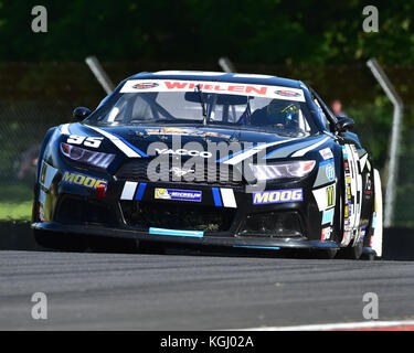 Evan Pichard Arnaud, Ford Mustang, NASCAR Whelen Euro Serie, Elite 2 Klasse, Amerikanische Speedfest V, Brands Hatch, Juni 2017, Automobile, Autosport, c Stockfoto
