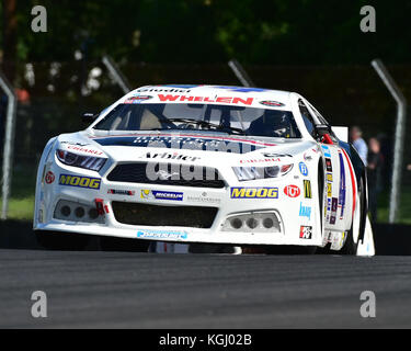 Andrea Perlini, Ford Mustang, NASCAR Whelen Euro Serie, Elite 2 Klasse, Amerikanische Speedfest V, Brands Hatch, Juni 2017, Automobile, Autosport, Autos, Stockfoto