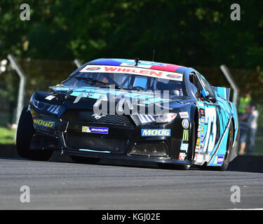 Paul Guiod, Ford Mustang, NASCAR Whelen Euro Serie, Elite 2 Klasse, Amerikanische Speedfest V, Brands Hatch, Juni 2017, Automobile, Autosport, Autos, Circ. Stockfoto