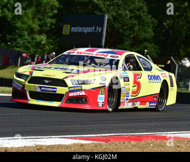 Martin Doubek, Ford Mustang, NASCAR Whelen Euro Serie, Elite 2 Klasse, Amerikanische Speedfest V, Brands Hatch, Juni 2017, Automobile, Autosport, Autos, c Stockfoto