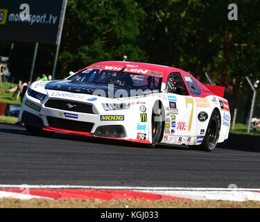 Simone Laureti, Ford Mustang, NASCAR Whelen Euro Serie, Elite 2 Klasse, Amerikanische Speedfest V, Brands Hatch, Juni 2017, Automobile, Autosport, Autos, Stockfoto