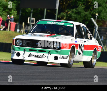 Malcolm Harding, Ford Escort Zakspeed, Bernies V8s, American Speedfest V, Brands Hatch, Juni 2017, Automobile, Autosport, Autos, Rennstrecke, Eng Stockfoto