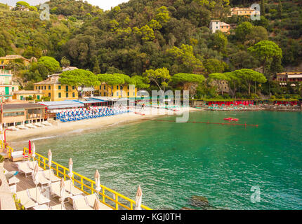 Paraggi Beach Santa Margherita Italien Stockfoto