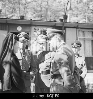 Kurt Daluege, Lina Mathilde Heydrich, der Reichs Arbeitsdienst RLA (Reichsarbeitsdienst, RAD) Stockfoto