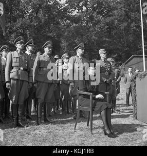 Karl Hermann Frank, Lina Mathilde Heydrich, Kurt Daluege, die Reich Arbeitsdienst RLA (Reichsarbeitsdienst, RAD) Stockfoto