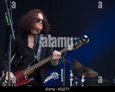 29. Juli 2017 Ramblin Man Fair Festival Tag 2 - Leistung - Glenn Hughes - Kreditkarten: Glamourstock Stockfoto