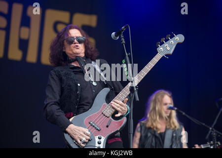 29. Juli 2017 Ramblin Man Fair Festival Tag 2 - Leistung - Glenn Hughes - Kreditkarten: Glamourstock Stockfoto