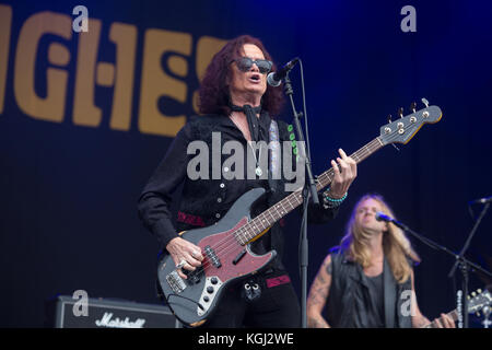 29. Juli 2017 Ramblin Man Fair Festival Tag 2 - Leistung - Glenn Hughes - Kreditkarten: Glamourstock Stockfoto