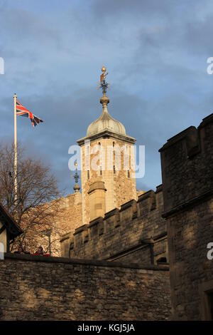 London, Vereinigtes Königreich - 28th. September 2021: Der Tower of London beherbergt die Kronjuwelen Stockfoto