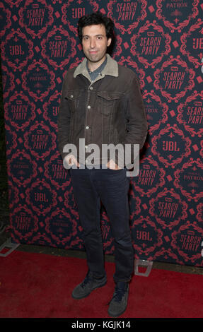 New York, Vereinigte Staaten. 08 Nov, 2017 New York, NY - 8. November 2017: Alex karpovsky besucht Saison 2 Premiere von Suche Partei auf öffentliche Kreditinstitute: Lev radin/alamy leben Nachrichten Stockfoto