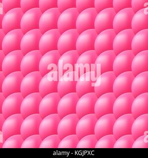 Nahtlose Rosa Luftballons. abstract vector Hintergrund. Stock Vektor