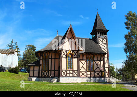 Kirche in Stary Smokovec, Hohe Tatra (Vysoke Tatry), Slowakei Stockfoto