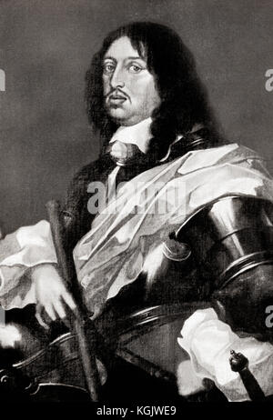 Charles X Gustav, alias Carl Gustav, 1622–1660. König von Schweden. Aus Hutchinsons Geschichte der Nationen, veröffentlicht 1915. Stockfoto