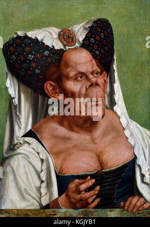 Eine alte Frau (die hässliche Herzogin) 1513 Quinten Massys (1466-1530) Flämisch Belgien Belgien Stockfoto