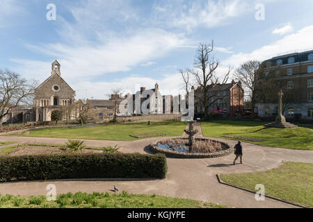 Forbury-gärten an einem sonnigen Tag, Reading, uk. Stockfoto