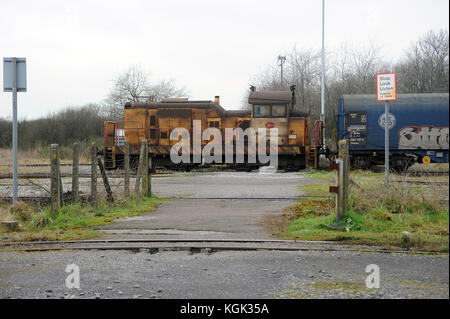 Port Talbot Stahlwerk Lok 904 für den Antrieb eines Zuges von margam Hof in Port Talbot Stahlwerken. Stockfoto