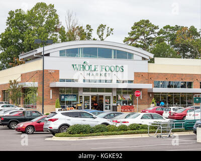 Whole Foods Store bei der Chase Ecke, Montgomery, Alabama usa neue Lebensmittelgeschäft für diese kleinen Markt. Stockfoto