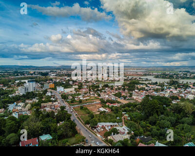 Blick auf die Stadt von Antananarivo, Provinz von Antananarivo, Madagaskar Stockfoto