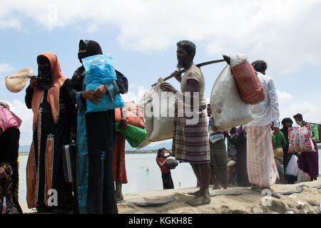 Mehr Rohingya in Bangladesch Stockfoto