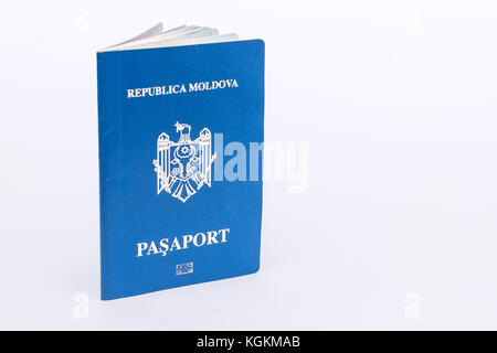 Die Republik Moldau ausländische Pässe Stockfoto