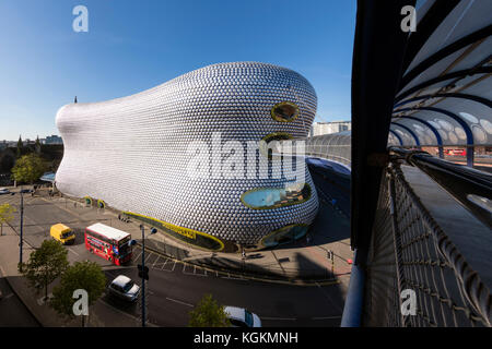 Selfridges Birmingham Bullring Äußeres mit Silberscheiben, Großbritannien. Stockfoto