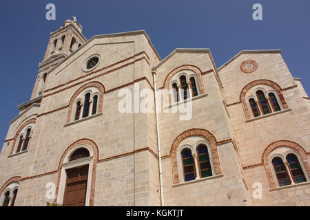 Kirche der Auferstehung Christi in Ano Syros ermoupolis Stockfoto