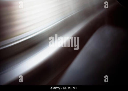 Nahaufnahme der abstrakten Silber LED-Anzeigemuster Stockfoto