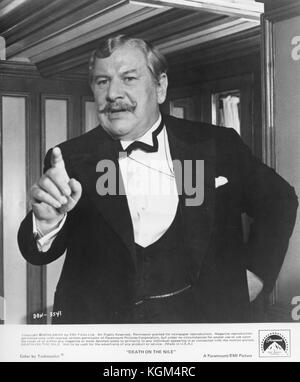 Tod auf dem Nil (1978), Peter Ustinov Datum: 1978 Stockfoto