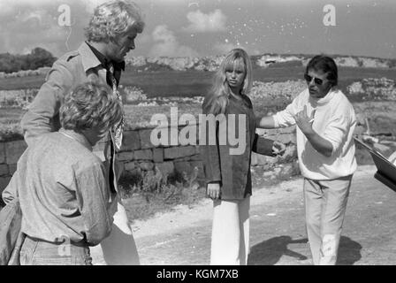 Augenzeugen (1970), Mark Lester, Tony Bonner, Susan George, der Regisseur John Hough Datum: 1970 Stockfoto