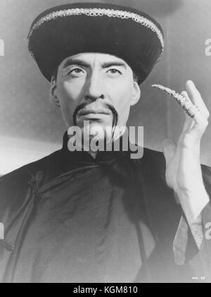 Das Gesicht von Fu Manchu (1965), Christopher Lee Datum: 1965 Stockfoto